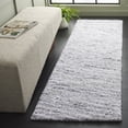 thumbnail image 1 of Safavieh Glory Maksim Abstract Shag Runner Rug, Ivory/Light Blue, 2'3" x 8', 1 of 10