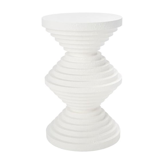 SAFAVIEH Glynn Modern 19" Round End Table, White
