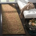 thumbnail image 1 of Safavieh Golden Jaipur Dreda Bordered Wool Runner Rug, Rust/Green, 2'3" x 16', 1 of 9