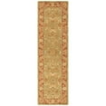 thumbnail image 1 of Safavieh Golden Jaipur Dreda Bordered Wool Runner Rug, Green/Rust, 2'3" x 14', 1 of 8