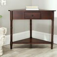 thumbnail image 1 of SAFAVIEH Gomez Solid Casual Corner Table With Storage Drawer, Dark Cherry, 1 of 5