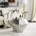 thumbnail image 1 of SAFAVIEH Grace Diamond Accent Table, Antique Silver, 1 of 7