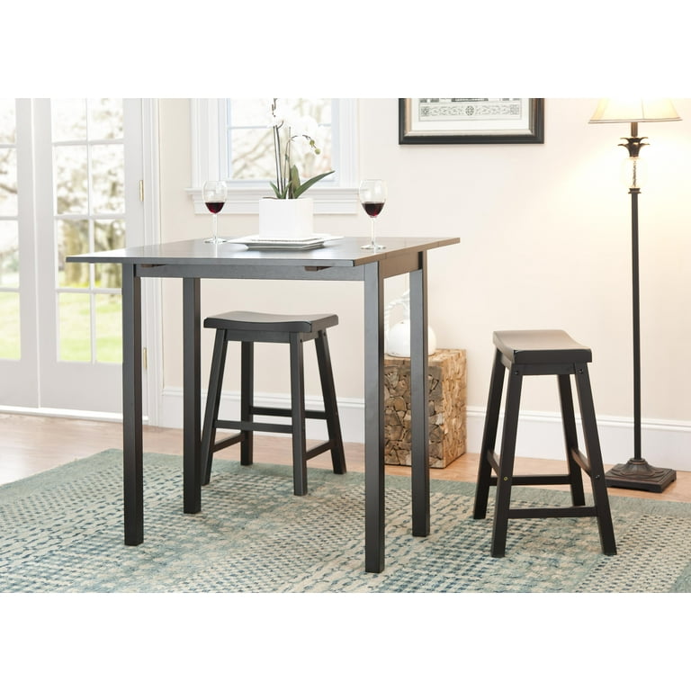 SAFAVIEH Graham Solid 3 Piece Set Pub Table Espresso Walmart