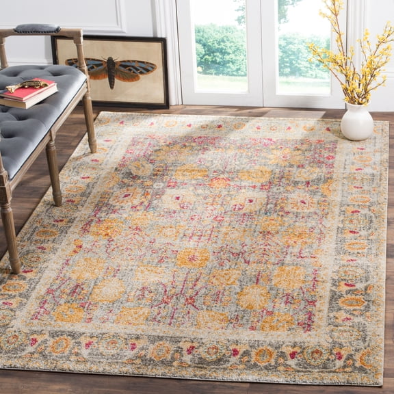 Safavieh Granada Blair Oriental Area Rug, Light Gray/Multi, 3' x 5'