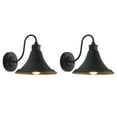 thumbnail image 1 of SAFAVIEH Graylyn 2-Light A19 Black Steel Wall Sconce with Black Shade, Set of 2, 1 of 8