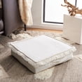 thumbnail image 1 of SAFAVIEH Grema Solid Floor Pillow, 22" x 22", Ivory, 1 of 6