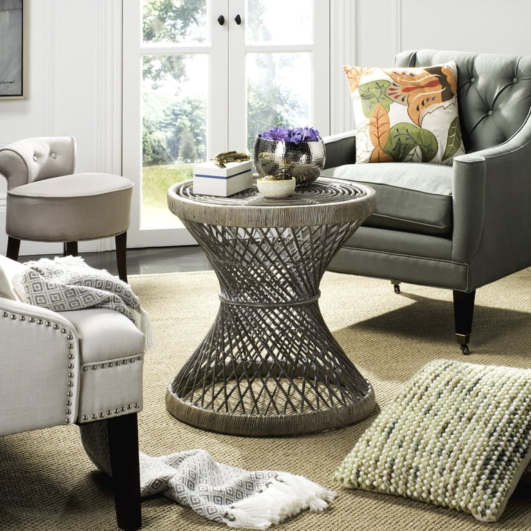 Safavieh Nonie Modern Accent Table - Slate Grey, Pine Wood, 25.3 Inches Height