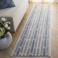 thumbnail image 1 of Safavieh Groove Alexa Geometric Runner Rug, Beige/Blue, 2'3" x 8', 1 of 10