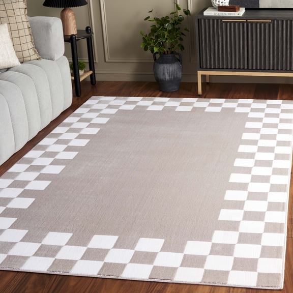Safavieh Groove Eglantine Checkered Area Rug, Beige/Ivory, 8' x 10'