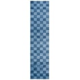 thumbnail image 1 of Safavieh Groove Ernesto Checkered Runner Rug, Blue/Light Blue, 2'3" x 8', 1 of 9