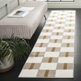 thumbnail image 1 of Safavieh Groove Keane Geometric Runner Rug, Ivory/Gold, 2'3" x 8', 1 of 10