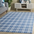 thumbnail image 1 of Safavieh Groove Knot Geometric Area Rug, Blue/Ivory, 5'3" x 7'6", 1 of 11