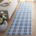 thumbnail image 1 of Safavieh Groove Knot Geometric Runner Rug, Blue/Ivory, 2'3" x 8', 1 of 10