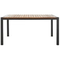 thumbnail image 1 of SAFAVIEH Guthrie 59" Acacia Wood Outdoor Dining Table, Natural, 1 of 9