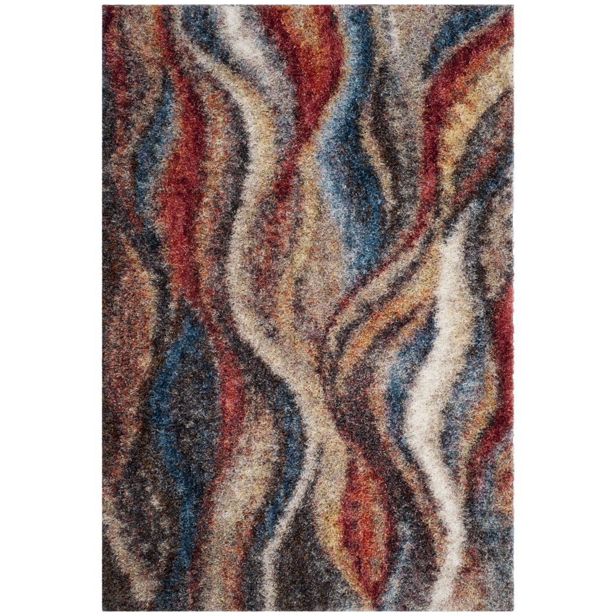 SAFAVIEH Gypsy Luigi Abstract Area Rug, Rust/Blue, 11' x 15' - Walmart.com