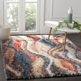 thumbnail image 1 of Safavieh Gypsy Luigi Abstract Area Rug, Rust/Blue, 8' x 8' Square, 1 of 6
