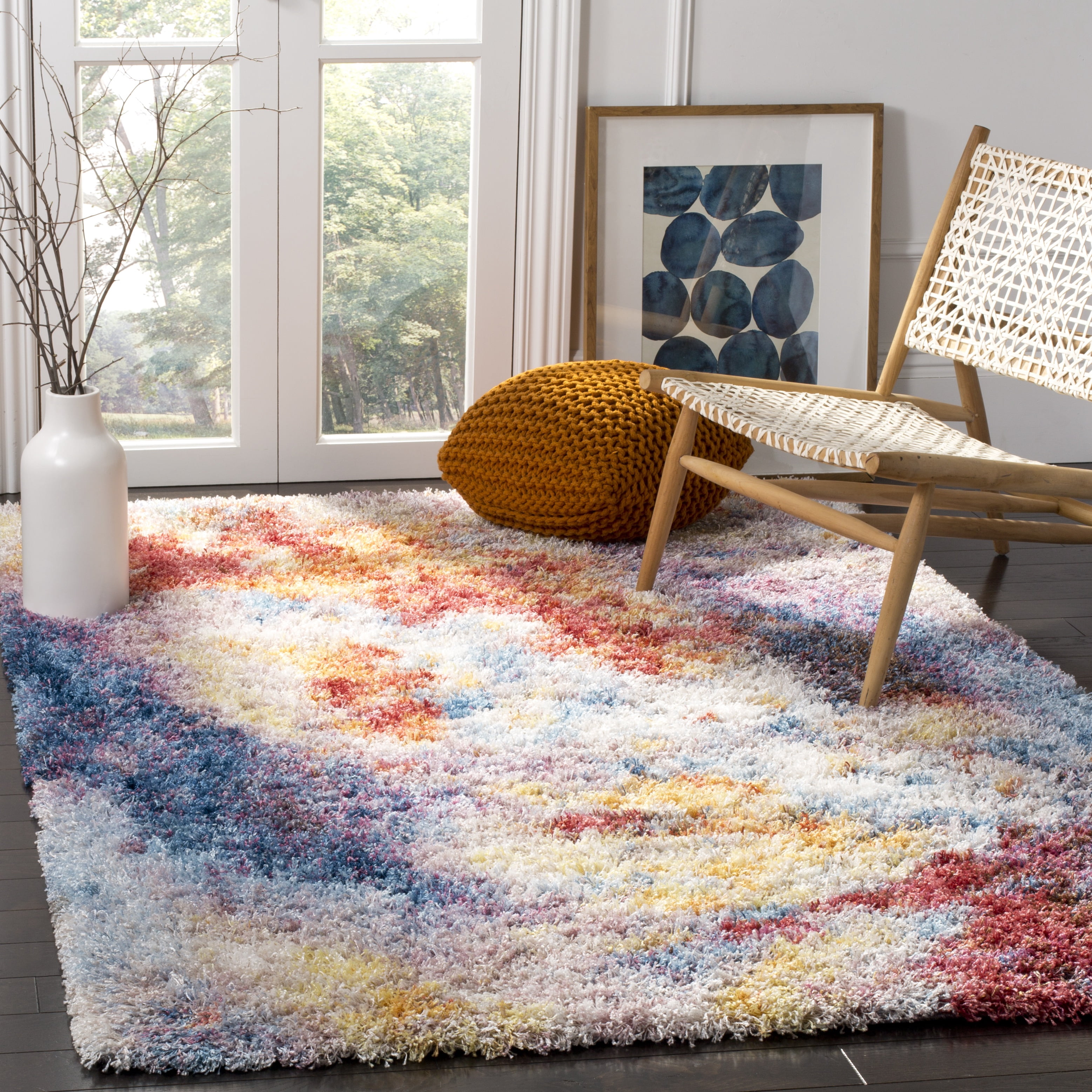 Safavieh Gypsy Ulric Abstract Area Rug, Rust/Ivory, 4' x 6'