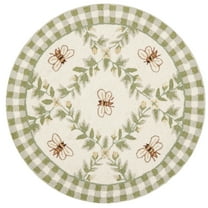 SAFAVIEH HK55A Chelsea Ivory / Green