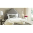 thumbnail image 1 of SAFAVIEH Hallmar Classic Elegant Upholstered Headboard, Twin, Arctic Grey, 1 of 5