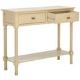 thumbnail image 1 of SAFAVIEH Halton Amish Style 2 Drawer Rectangle Console Table, Natural, 1 of 14