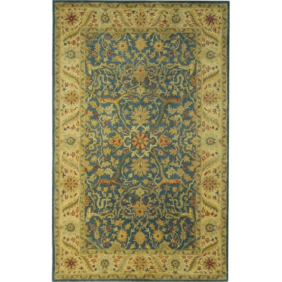 SAFAVIEH Hamilton Collection 2' x 3' HN856A Beige and Green Chenille Area Rug 2' x 3' Beige / Green