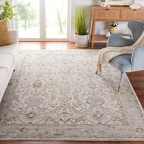 Safavieh Hamilton Leo Oriental Polyester Area Rug, Gray/Blue, 8' x 10'