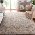 thumbnail image 1 of Safavieh Hamilton Olivia Oriental Polyester Area Rug, Blue/Gray, 6'7" x 6'7" Square, 1 of 6