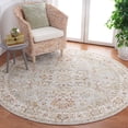 thumbnail image 1 of Safavieh Hamilton Olivia Oriental Polyester Area Rug, Gray/Blue, 6'7" x 6'7" Round, 1 of 7