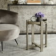 thumbnail image 1 of SAFAVIEH Hamish Retro Mid-Century Tray Top Side Table Light Grey, 1 of 7