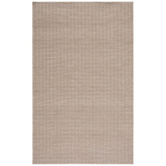 SAFAVIEH Hampton Ali Diamond Indoor/Outdoor Area Rug, Brown, 4' x 6'