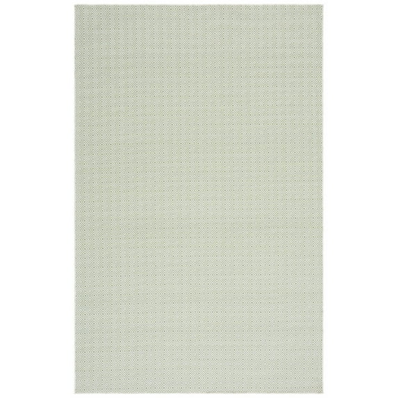 SAFAVIEH Hampton Ali Diamond Indoor/Outdoor Area Rug, Green, 4' x 6'