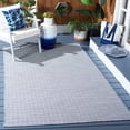 thumbnail image 1 of SAFAVIEH Hampton Ali Diamond Indoor/Outdoor Area Rug, Navy/Ivory, 9' x 12', 1 of 9