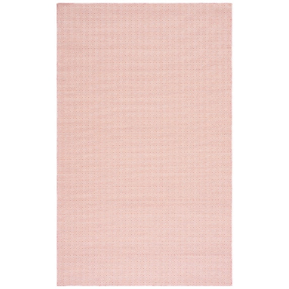 SAFAVIEH Hampton Ali Diamond Indoor/Outdoor Area Rug, Terracotta/Ivory, 5'1" x 7'6"