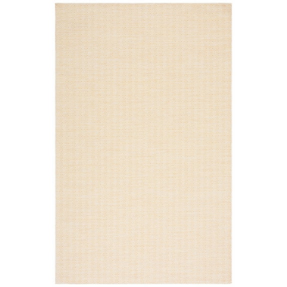 SAFAVIEH Hampton Ali Diamond Indoor/Outdoor Area Rug, Yellow, 6'5" x 9'6"
