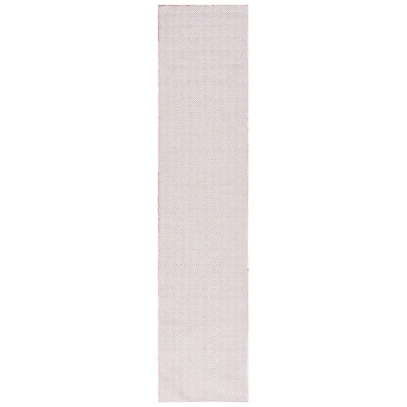 SAFAVIEH Hampton Ali Diamond Indoor/Outdoor Runner Rug, Light Pink/Multi, 2' x 9'