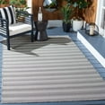 thumbnail image 1 of SAFAVIEH Hampton Duana Striped Indoor/Outdoor Area Rug, Black/Grey, 9' x 12', 1 of 9