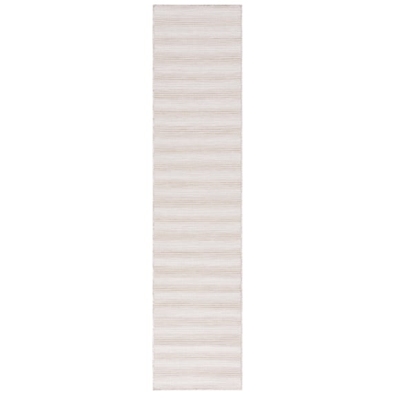 SAFAVIEH Hampton Duana Striped Indoor/Outdoor Runner Rug, Natural, 2' x 9'