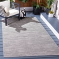 thumbnail image 1 of Safavieh Hampton Guliana Zig-Zag Indoor/Outdoor Area Rug, Gray, 6'5" x 6'5" Square, 1 of 11