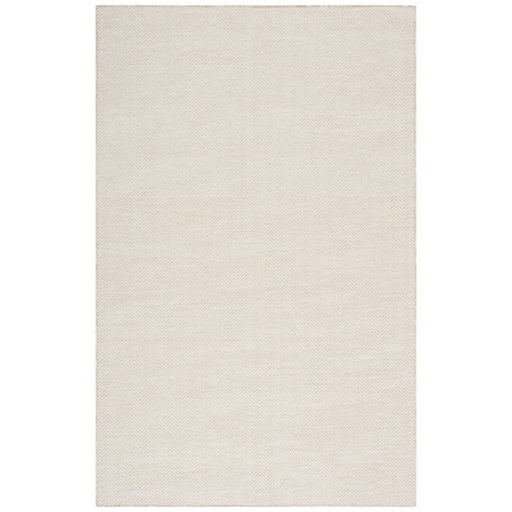 SAFAVIEH Hampton Hoyt Zig-Zag Indoor/Outdoor Area Rug, Beige/Ivory, 6'5" x 9'6"