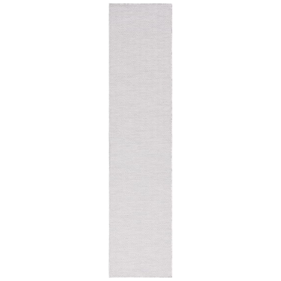 SAFAVIEH Hampton Hoyt Zig-Zag Indoor/Outdoor Runner Rug, Ivory/Multi, 2' x 9'
