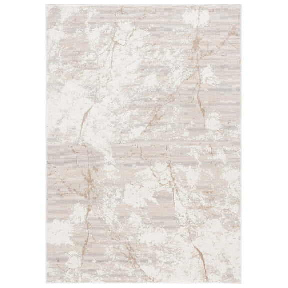 SAFAVIEH Hanna Lynna Abstract Area Rug, Beige/Ivory Grey, 4' x 6'