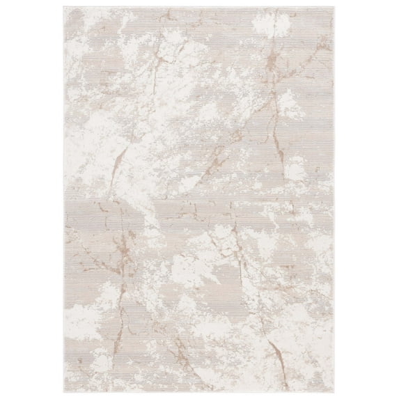 SAFAVIEH Hanna Lynna Abstract Area Rug, Beige/Ivory Grey, 8' x 10'
