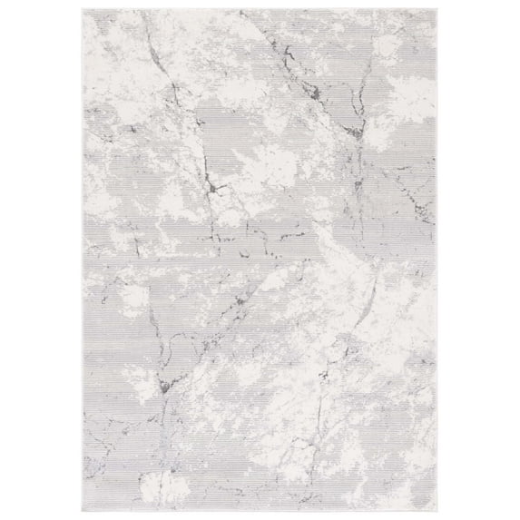 SAFAVIEH Hanna Lynna Abstract Area Rug, Grey/Ivory, 9' x 12'
