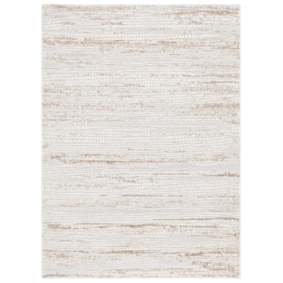 SAFAVIEH Hanna Lynna Abstract Area Rug, Grey Ivory/Beige, 8' x 10'