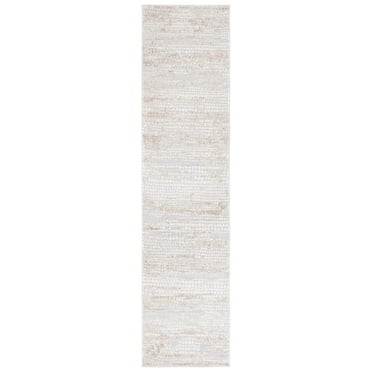 SAFAVIEH Hanna Lynna Abstract Runner Rug, Grey Ivory/Beige, 2' x 8'