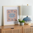 thumbnail image 1 of SAFAVIEH Harjo 18 in. Framed Textile Wall Art, Terracotta/Blue, 1 of 5