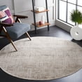 thumbnail image 1 of Safavieh Harlow Dacre Distressed Polyester Area Rug, Ivory Gray/Rust, 6'3" x 6'3" Round, 1 of 11