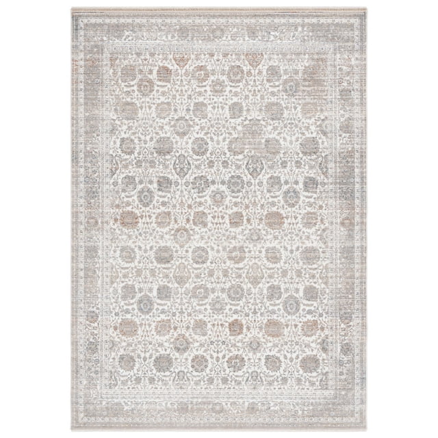 SAFAVIEH Harlow Daithi Geometric Area Rug, Grey/Ivory Blue, 2'6" x 4'