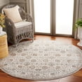 thumbnail image 1 of Safavieh Harlow Daithi Geometric Area Rug, Gray/Ivory Blue, 6'3" x 6'3" Round, 1 of 11