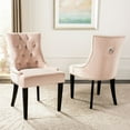 thumbnail image 1 of SAFAVIEH Harlow Glam Tufted Ring Chair with Silver Nailheads, Set of 2, Blush Pink, 1 of 15
